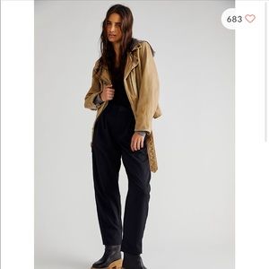 Free People leather jacket